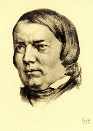Robert Schumann (copper plate print)