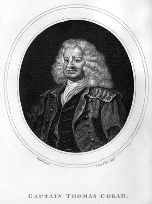 Captain Thomas Coram, 1810 (engraving)