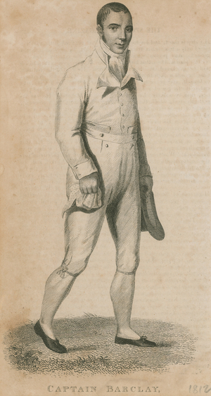 Captain Barclay (Robert Barclay Allardice) (engraving)