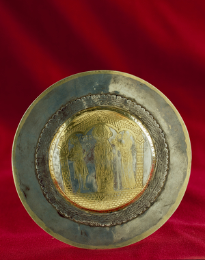Medieval art: Patena of Lad - recto - Museum of the Collegiate, Kalisz, Poland