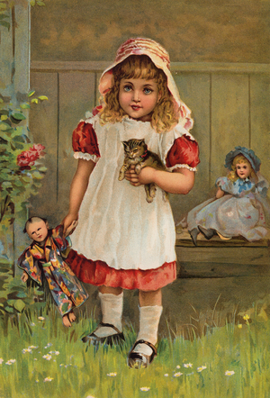 Happy Childhood (colour litho)