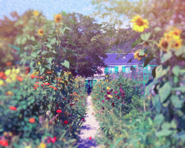 Giverny in Bloom, 2018 (manipulated photography)