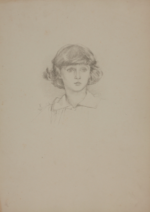 Lord Boos of Belvoir, afterwards 9th Duke of Rutland, 1897 (pencil on paper)