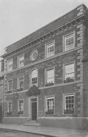 A House in Buckingham (b/w photo)