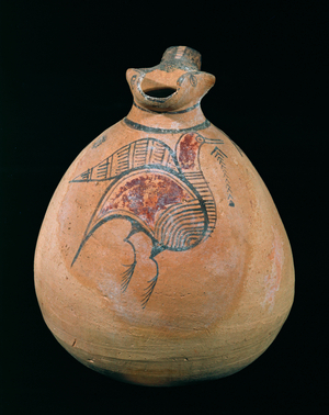 Jug with black-figured bird (terracotta)