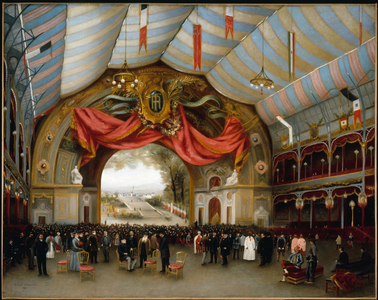 Performance of Augusta Holmès's "Ode triomphale" à la gloire de la République, September 19, 1889, at the Palais de l'Industrie, on the occasion of the distribution of awards at the Universal Exhibition, 1890 (oil on canvas)