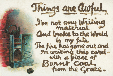 Things are awful (chromolitho)