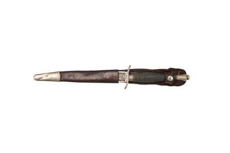 Fairbairn-Sykes Fighting Knife and Sheath by Wilkinson Sword, Britiain, 1940-1941