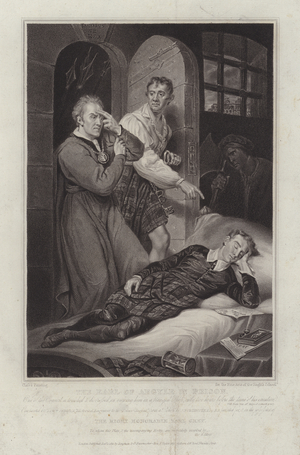 The Earl of Argyle in Prison (engraving)