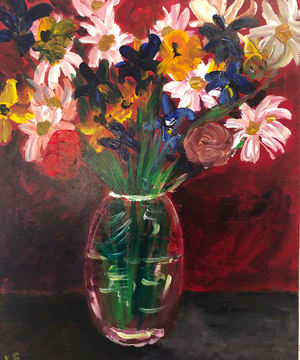 Bouquet Champetre, 2023 (acrylic on canvas)