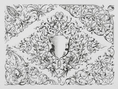 Ornament by Charles Klimsch (engraving)