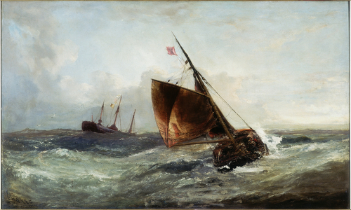 Rough Passage (oil on canvas)