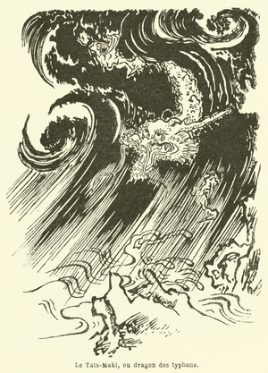 Le Tats-Maki, ou dragon des typhons (engraving)