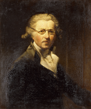 Portrait of the Artist, half-length, in an Olive Green Coat, Wearing Spectacles,  (oil on canvas)