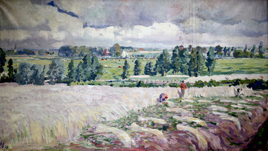 Summer Landscape Near Hamme, 1923 (oil on canvas)