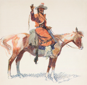 An Apache Scout. Frederic Remington.