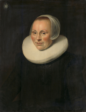 Portrait of a woman, 1633 (oil on panel)