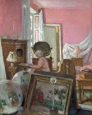 Madam Hessel in her Room at the Chateau des Clayes; Madame Hessel dans sa chambre au Chateau des Clayes, c.1930-1935 (oil on panel)