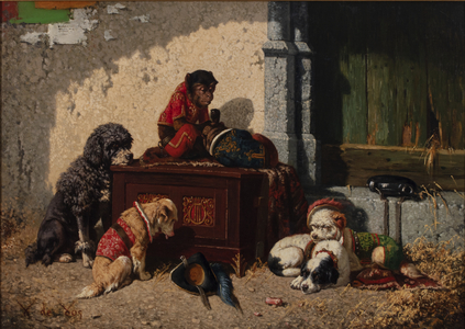 Circus Companions, 1840 (oil on canvas)
