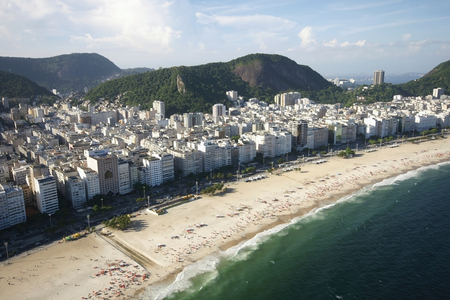 Brazil, Aerial view of coastline, Rio de Janeiro (photo)