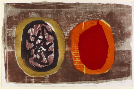 Red Jazz, 1962 (woodcut & linocut)