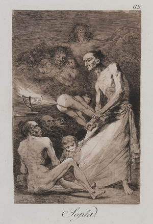 Blow (Sopla), 1797-98 (etching and aquatint)
