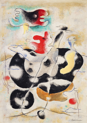 Eidos Floating; Eidos Schwebend, 1939 (oil on canvas)