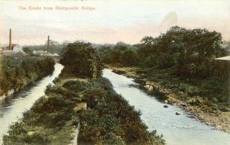 The Ericht from Blairgowrie Bridge (colour photo)