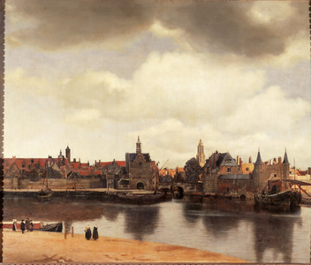 View of Delft, Netherlands, after the fire (oil on canvas)