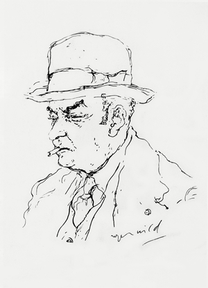 Portrait of Léon-Paul Fargue (lithograph)