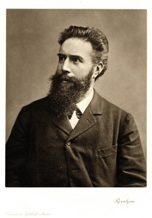 Wihlem Conrad Roentgen (copper plate print)