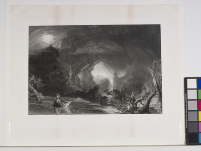 The Voyage Of Life: Manhood, 1853 (engraving on Japanese paper)