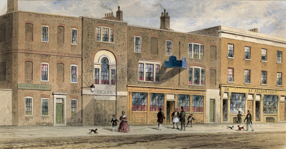 Rochester Row (w/c on paper)