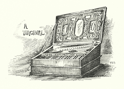 A Virginal (litho)
