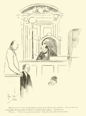 Cartoon by Phil May, from the 1890s (litho)
