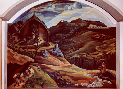 Nativity by Elimo Njau, 20th Century