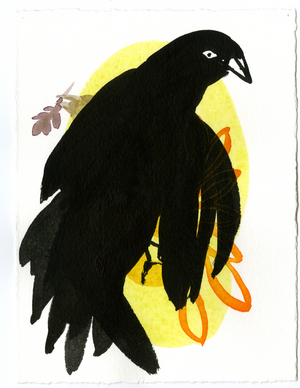 Blackbird, 2006 (etching and aquatint)