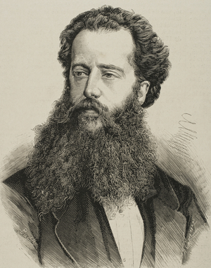Portrait of Joaquin Espin y Guillen, Spanish musician (engraving)