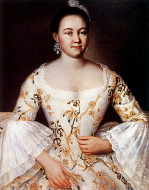 Portrait of Stepanida Yakovleva (1738-1781), Found in the collection of the State Hermitage, St. Petersburg. By Ivan Yakovlevich Vishnyakov 1852, Saint Petersburg) was a Russian portrait painter and muralist