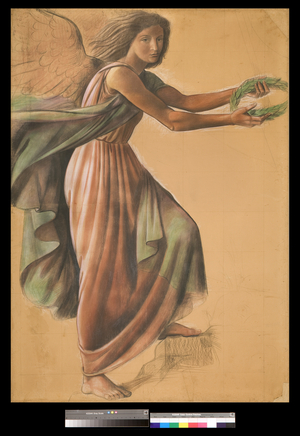 Glory, preparatory cartoon, 1940 (charcoal and tempera on cardboard mounted on canvas)