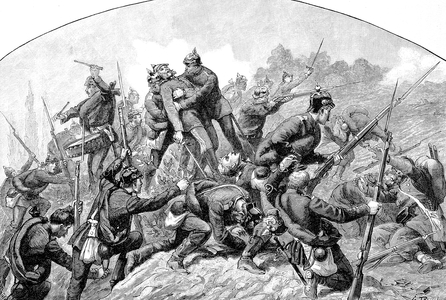 Death of General Bruno of Francois during the Franco-Prussian War