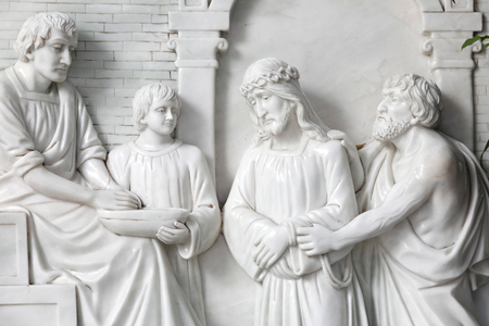 Jesus is condemned to death.  Vietnam. (relief)