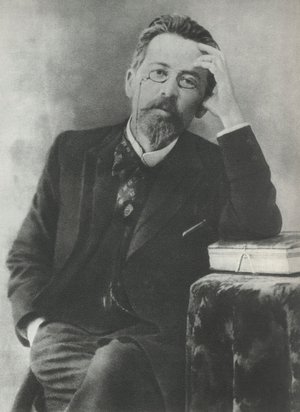 Anton Chekhov (1860-1904), Russian Playwright and Short Story Writer, Portrait,  (b/w photo)