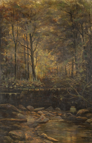 Alum Scar, 1901 (oil on canvas)