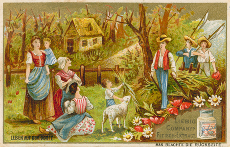 Life in the Village (chromolitho)