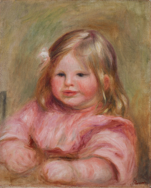 Coco on a pink background, c.1903-04 (oil on canvas)