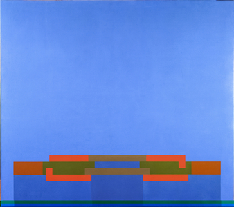 View from the Blue III, 1970 (oil on canvas)