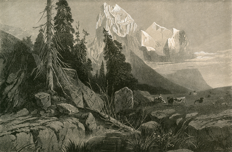 The Wellhorn and the Wetterhorn (engraving)