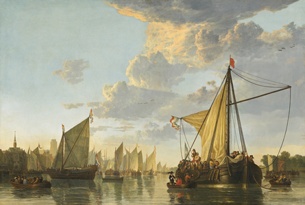 The Maas at Dordrecht, c.1650 (oil on canvas)