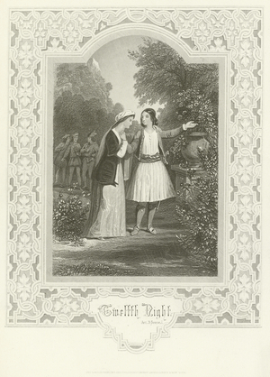 Twelfth Night, Act III, scene i (engraving)